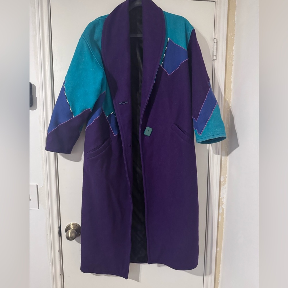 1980s wool coat by Cindy Owings